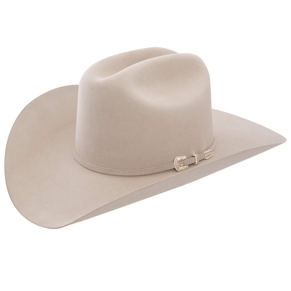 Stetson Mens Skyline Cowboy Hat Silverbelly Beige Wool Felt Western Size 7 1/8